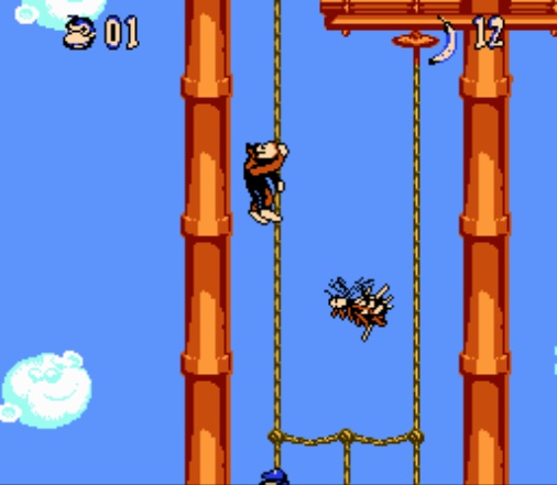 Первый уровень игры Super Donkey Kong