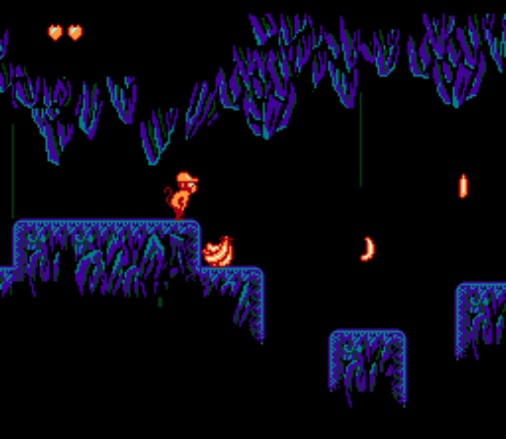 Пещера в первом уровне игры Super Donkey Kong - Xiang Jiao Chuan