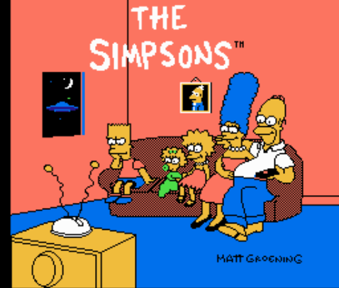 Начало игры The Simpsons: Bart vs. The Space Mutants