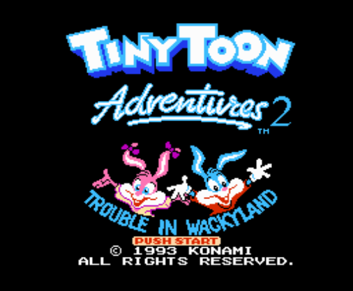 Начало игры Tiny Toon Adventures 2: Trouble in Wackyland